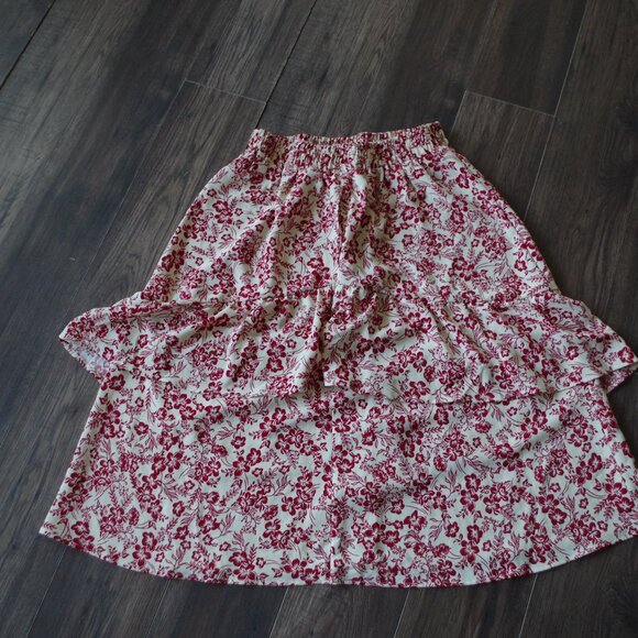 Floral Mid Ladies  Skirt By Your Style - Picture 1 of 3